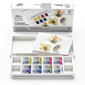 WN010-Cotman Watercolour Floral Pocket Set