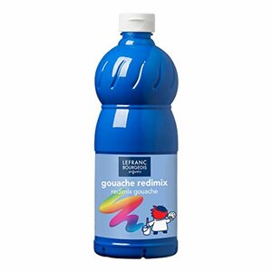 L&B Plakkaatverf Redimix Cyan Primary Blue 1L