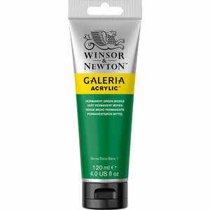Galeria 120ml 484 Acrylverf Permanent Green Middle