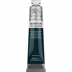 Winton 200ML Oil Paint TBE PHTHALO DEEP GREEN 048