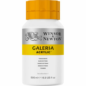 Galeria 644 Acrylfarbe Titanweiß 500ml