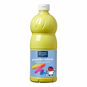 L&B Poster Paint Redimix Lemon Yellow 1L