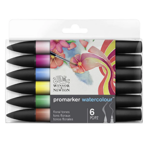 Winsor & Newton Promarker Floral Tones 6-Pack