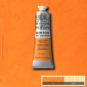 Colorant à l'huile Winton 37 ml 115 Jaune de cadmium foncé, teinte 46