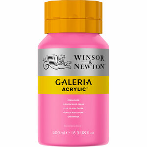 Peinture acrylique Galerie 448 Opera Rose 500 ml