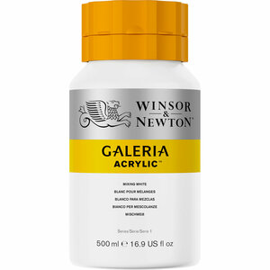 Peinture acrylique blanche à mélanger Galeria 415, 500 ml