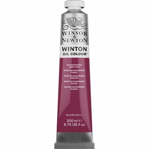 Colorant à l'huile Winton 200 ml 250 TBE QUINACRIDONE ROSE FONCÉ 